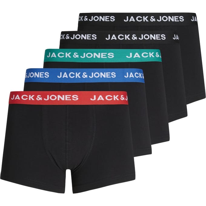 Jack & Jones Boxers - JACHUEY TRUNKS 5 PACK NOOS - S tot XXL - voor Mannen - meerkleurig