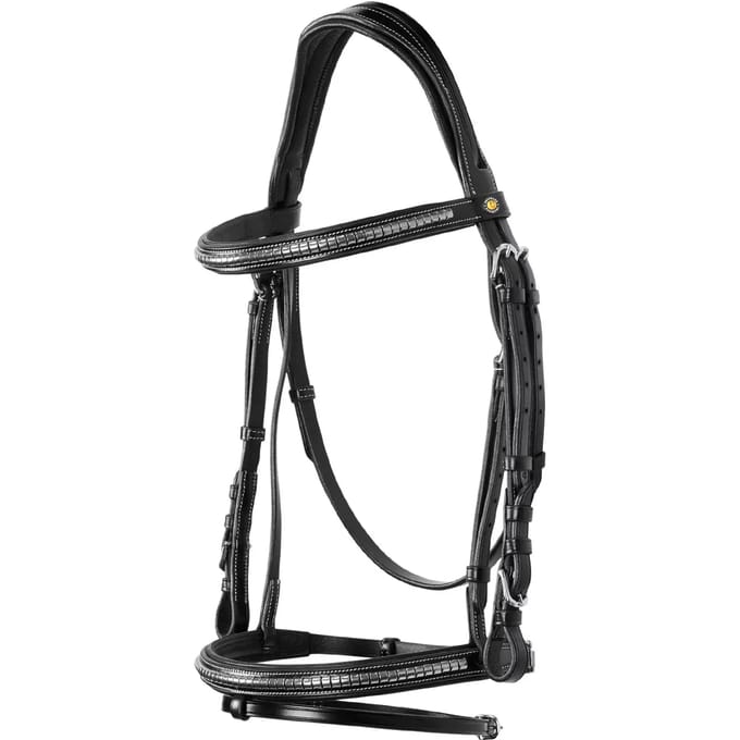 Leren klincher hoofdstel voor paard Equestro