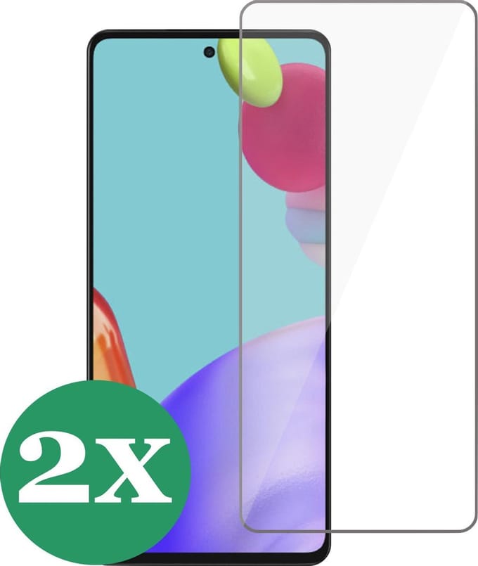 Screenprotector geschikt voor Samsung Galaxy A52 / A52s - Screen Protector Glas - 2 Stuks