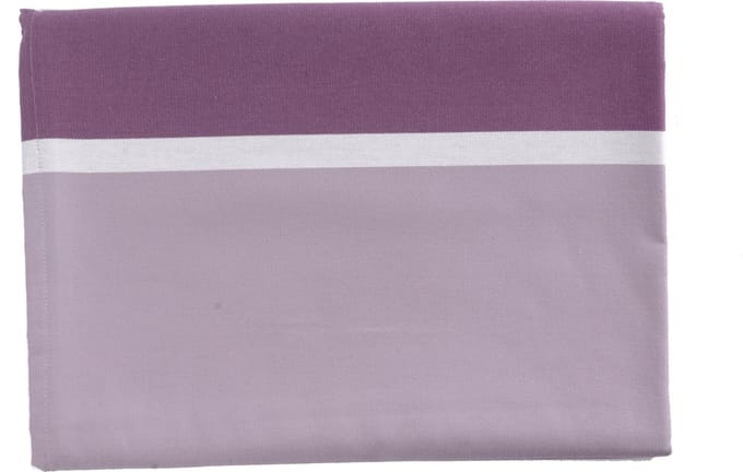 TINT BANDE RAYE SATIN TAFELNAP 150X250 PRUNE/BRUYERE