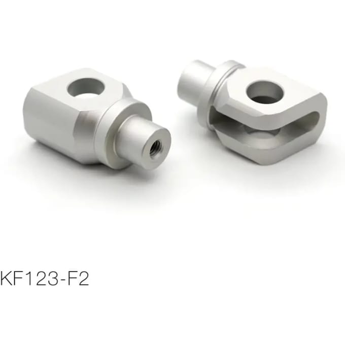 Paar voetsteunadapters voor achterop motorfiets Barracuda Kawasaki