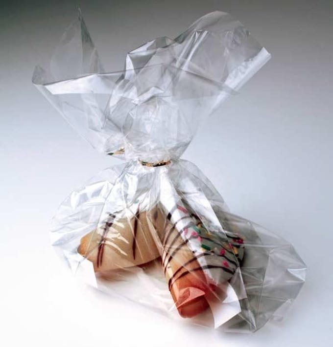 Plastic Zakken 6.3x5.1x15.2cm met zijvouw (100 stuks) | Plastic zak