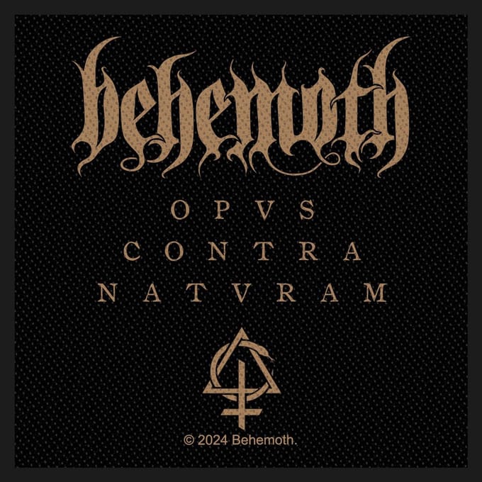 Behemoth - Opus Contra Natvram Patch - Zwart