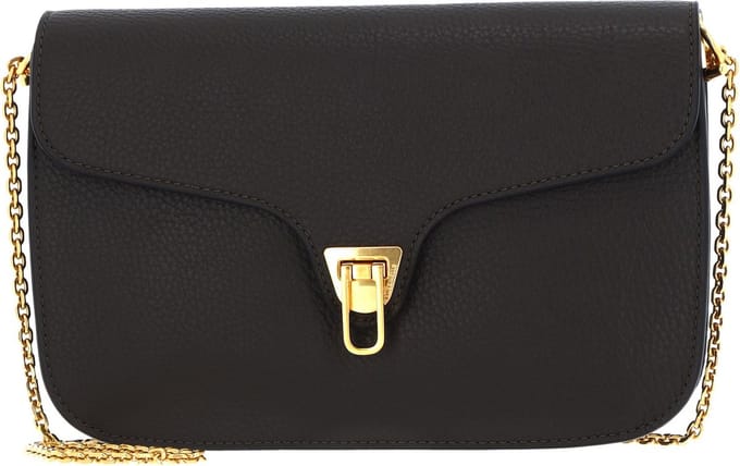 COCCINELLE Leren Schoudertas Beat Soft Crossbody Bark Groen