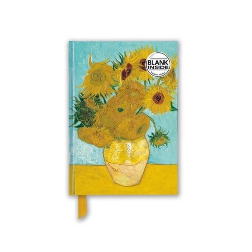 Vincent Van Gogh: Sunflowers (Foiled Blank Journal) - Flame Tree Blank Notebooks - Flame Tree Studio