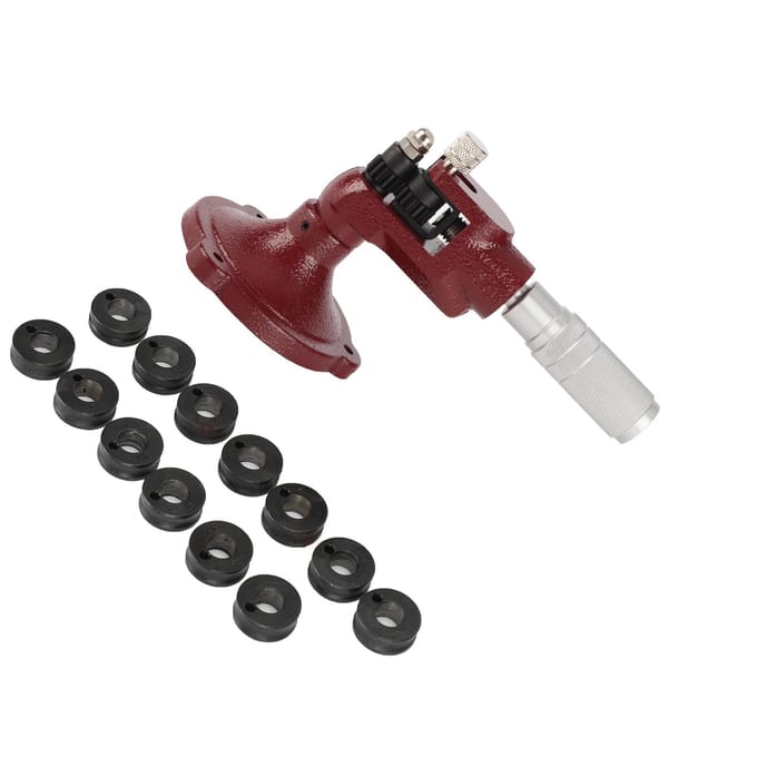 Sieraden Ring Rekker Expander Vergroter Sieraden Maken Verwerkingsgereedschap met 14 stuks Rollen brown