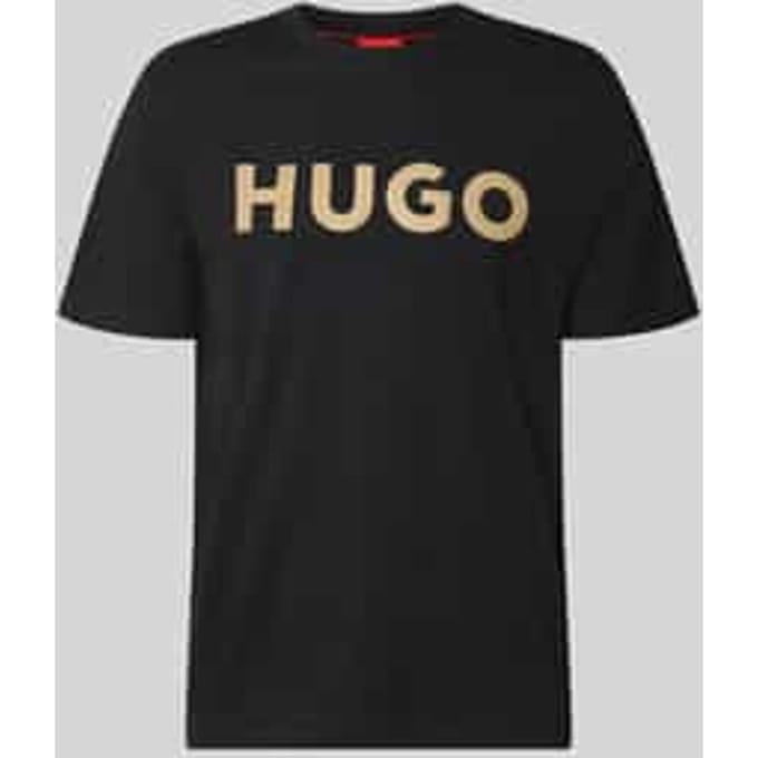Regular fit t-shirt van puur katoen model 'Dulivio_U263'