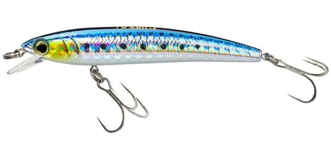 Yo Zuri Pin'S Minnow 70 mm drijvend kunstaas F1162-GHIW (3155) gray
