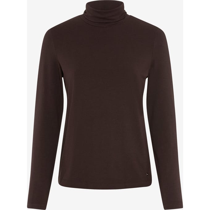 Brax Dames Shirt  Style CARINA L brunette, donkerbruin, maat 48
