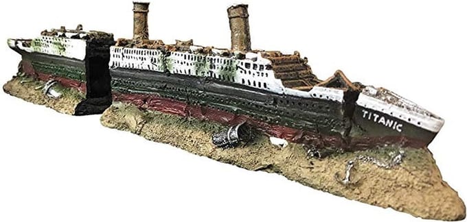 Aquarium Decoratie – Titanic Schip – 38*9 cm