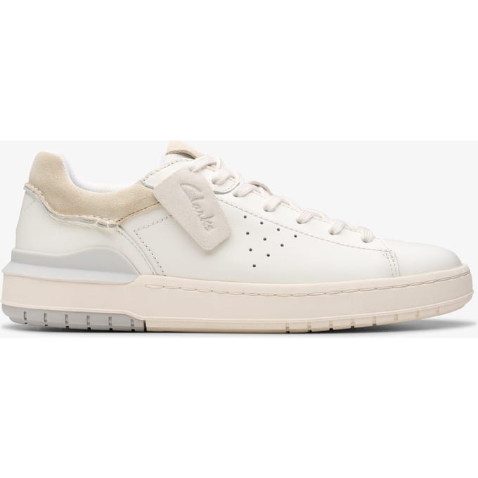 CourtLite2 Run Witte Leren Schoenen