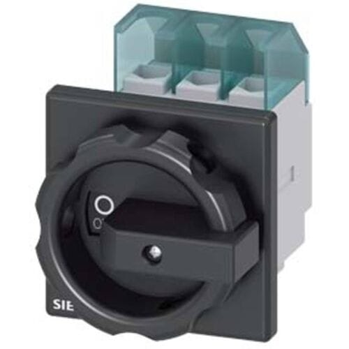 Lastscheidingsschakelaar Zwart 3-polig 16 mm² 25 A 690 V/AC Siemens 3LD21030TK51