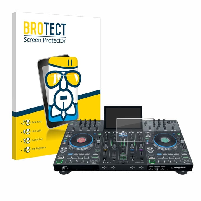 Screenprotector voor Denon DJ Prime 4/ 4+ Beschermglas transparant