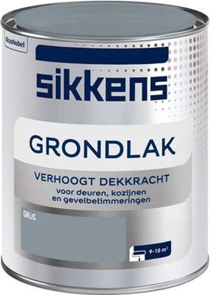 Sikkens - Sikkens Grondlak Mat - Grijs - 750 ml