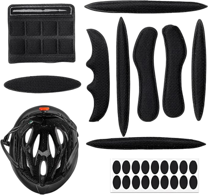 Fietshelmen met accessoires, zachte voering, sluiting en anti-botsvoering voor optimale bescherming