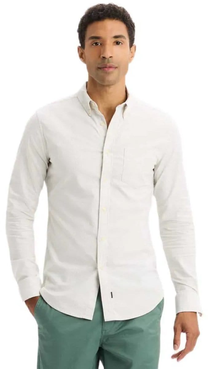 Dockers T2 Oxford Overhemd Met Lange Mouwen Wit M Man