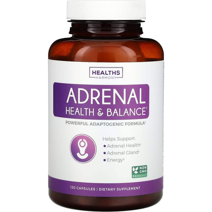 Healths Harmony, Santé et Équilibre Adrénaliens, 120 Capsules