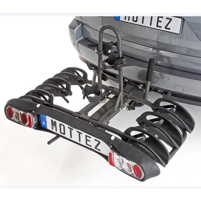 Fietsendrager voor trekhaak platform Mottez Apollon 3