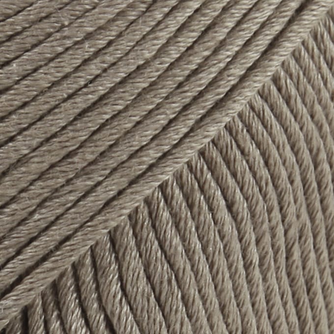 DROPS Muskat Uni Colour - 24 taupe - Katoen Garen