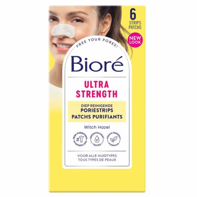 Biore 6 ultra reinigende poriestrips
