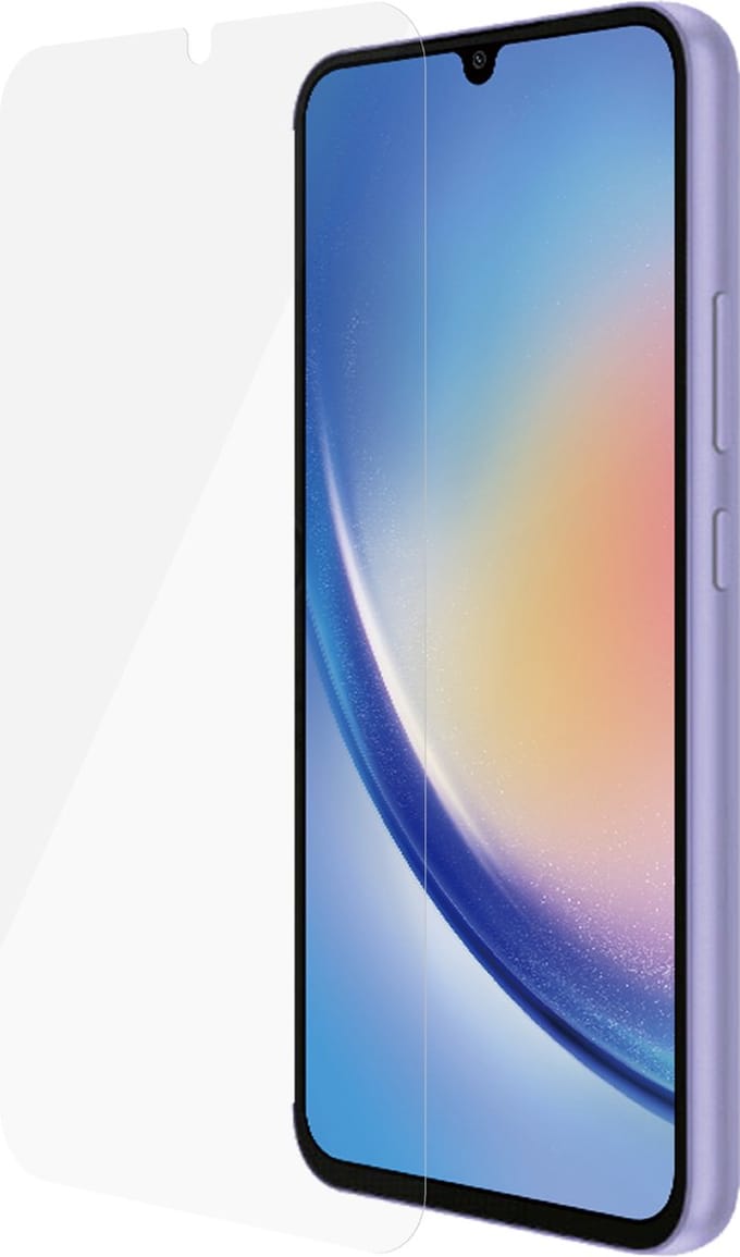 PanzerGlass Screenprotector geschikt voor Samsung Galaxy A34 Glazen | PanzerGlass SAFE Screenprotector - Case Friendly