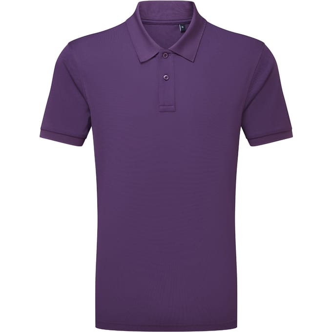 Asquith & Fox Heren Glacier Tech Poloshirt (Paars)