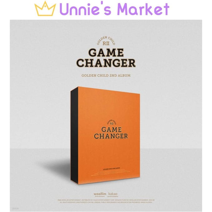 GOLDEN CHILD 2ème Album [Game Changer] Édition Limitée 1EA orange