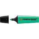 STABILO BOSS ORIGINAL - Markeerstift - Hoogste Kwaliteit - Turquoise - Doos 10 Stuks
