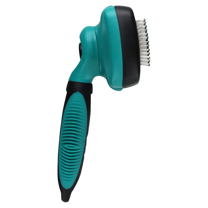 Ruff 'N Ruffus, katten- en hondentrimset, aqua, 1 borstel, 1 tondeuse blue