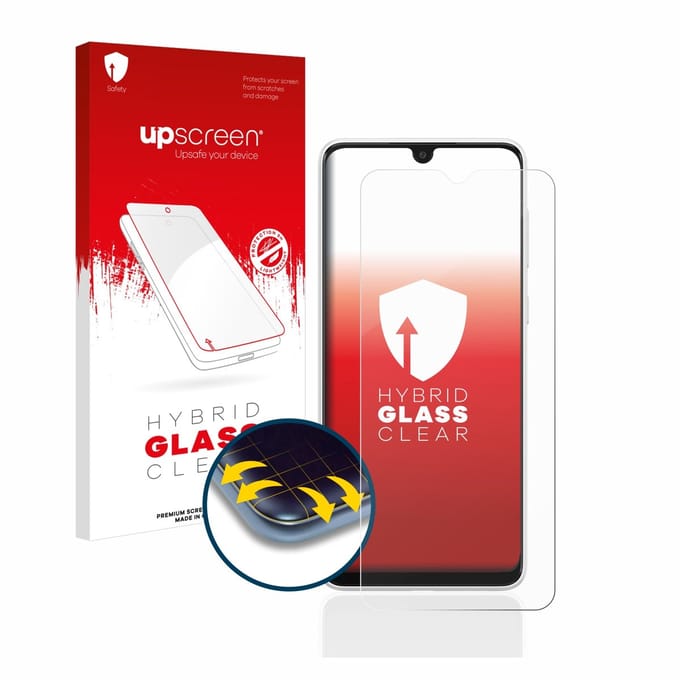 upscreen - Screenprotector voor Samsung Galaxy A03 - Folie Beschermfolie Beschermglas transparant
