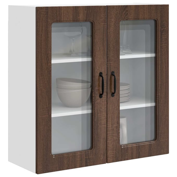 vidaXL - Vaatwasserpaneel - Kalmar - Bruin - Eiken - 80 - x - 31 - x - 80 - cm