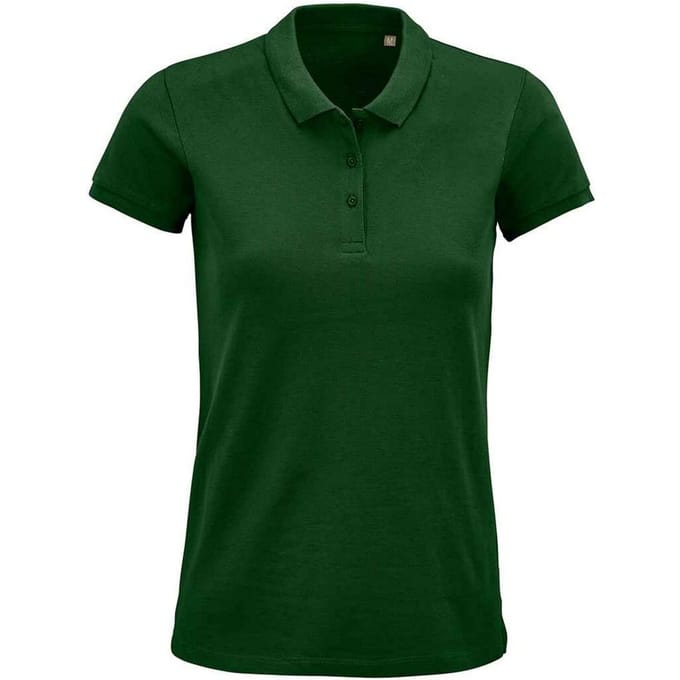 SOLS Dames/dames Planet Organic Polo Shirt (Fles groen)