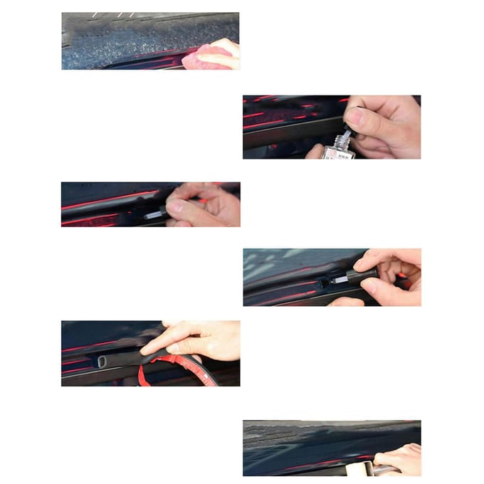 Lijm hechtingsbevorderaar auto schuimtape primer auto wrap applicatie tool 10 ml white