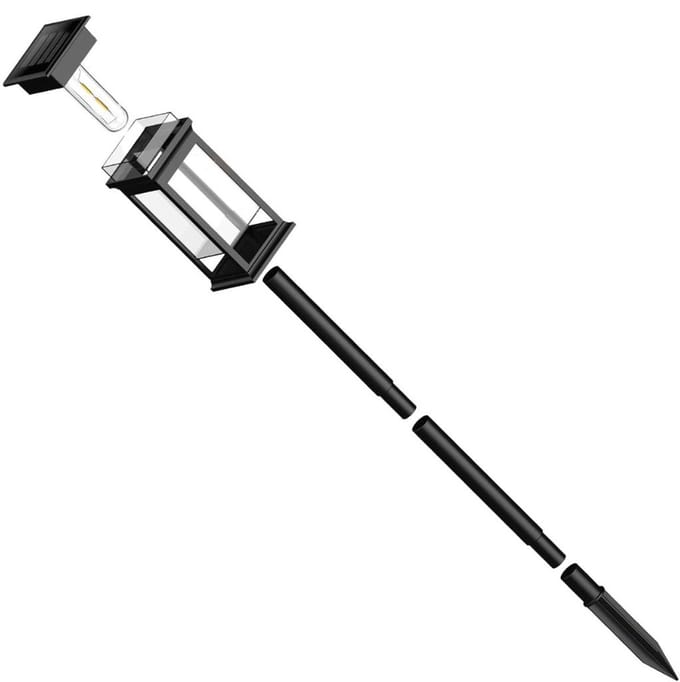 Tuinverlichting op Zonne Energie - Solar Buitenlampen - Zwart