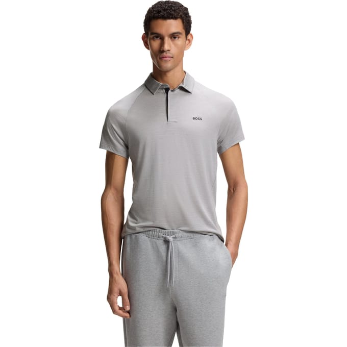 Boss Slim-fit poloshirt voor heren (Grijs)