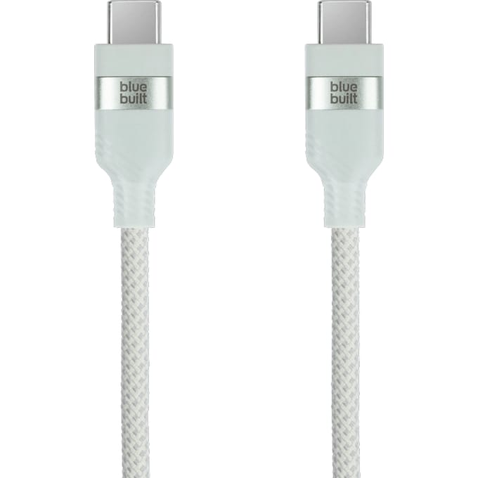 BlueBuilt Usb C naar Usb C Kabel 1,5m Nylon Mintgroen
