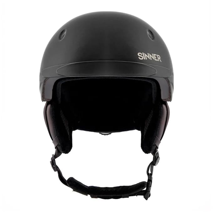 SINNER Titan Unisex Skihelm - MATTE Zwart - Maat M,55-58 cm