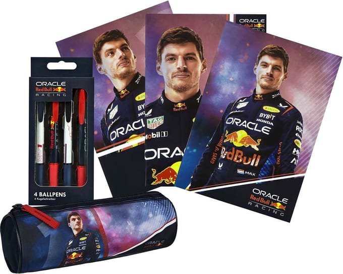 Max Verstappen Schriften, Pennen en Etui - Set - Formule 1 - Back to School