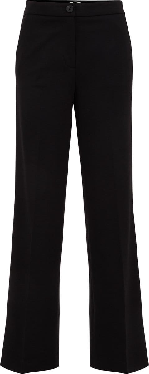 WE Fashion Dames wide leg pantalon met stretch