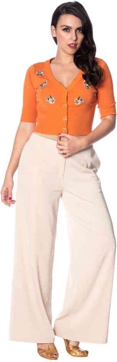 Dancing Days - ON THE NILE Wijde broek - M - Creme