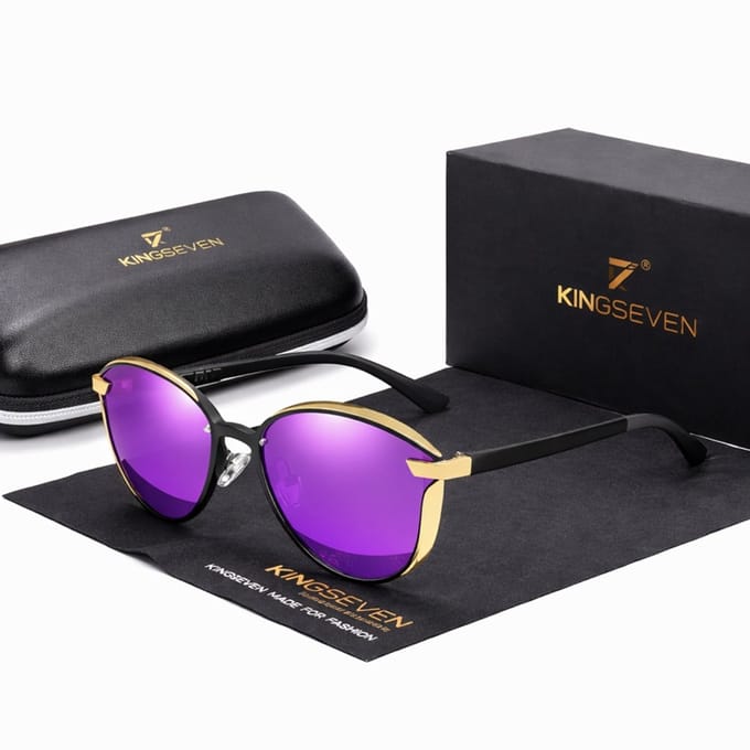 KingSeven Purplestar - Cat-Eye met UV400 en polarisatie filter - Z176