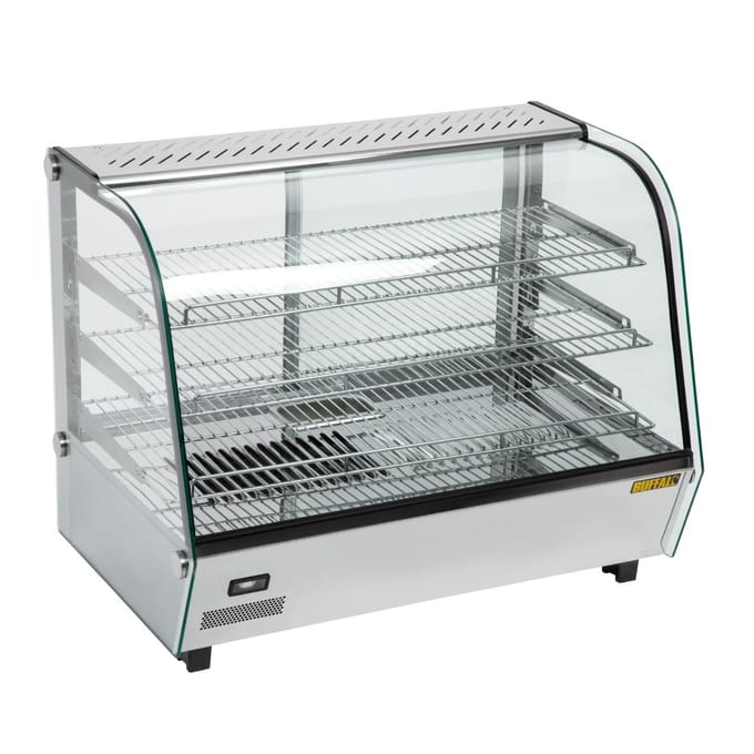 Buffalo warmhoudvitrine 160L 67(h) x 86,8(b) x 56,8(d)cm