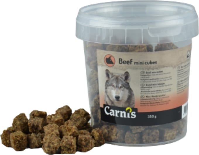 Carnis Blokjes Rund Mini 350 gram - Hond