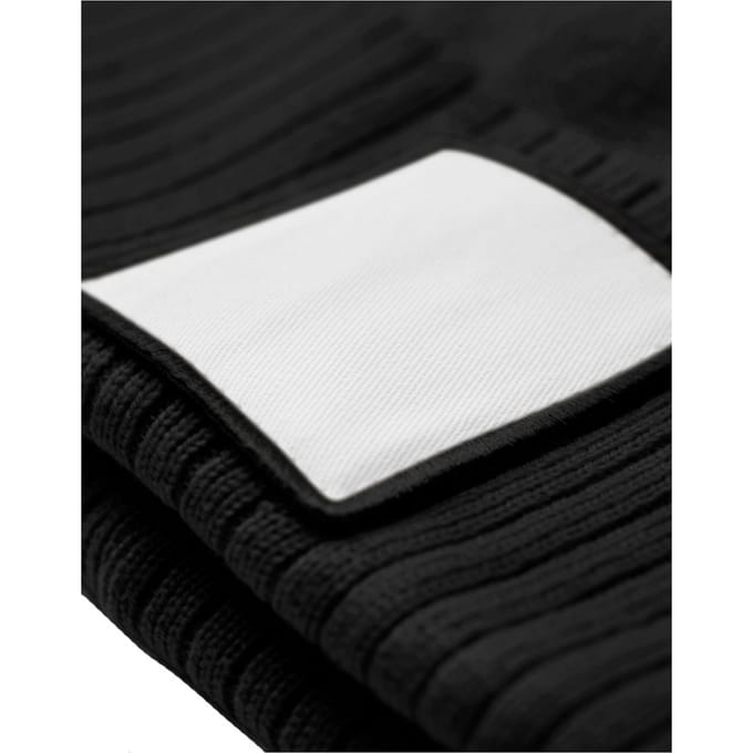 Beechfield Appliqué geruite muts (Zwart/Wit)