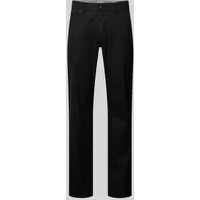 regular fit stoffen broek van mix van katoen en linnen model 'CADIZ'