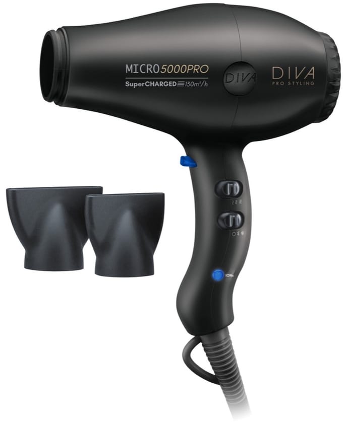DIVA Pro Micro 5000 Dryer -Black