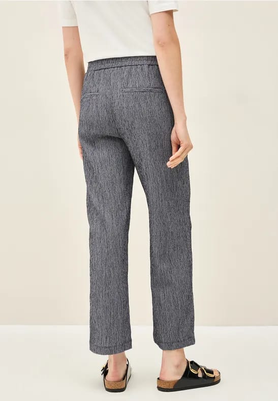 Crepe broek met rechte leg