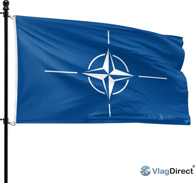VlagDirect - NAVO vlag - NATO vlag - 90 x 150 cm
