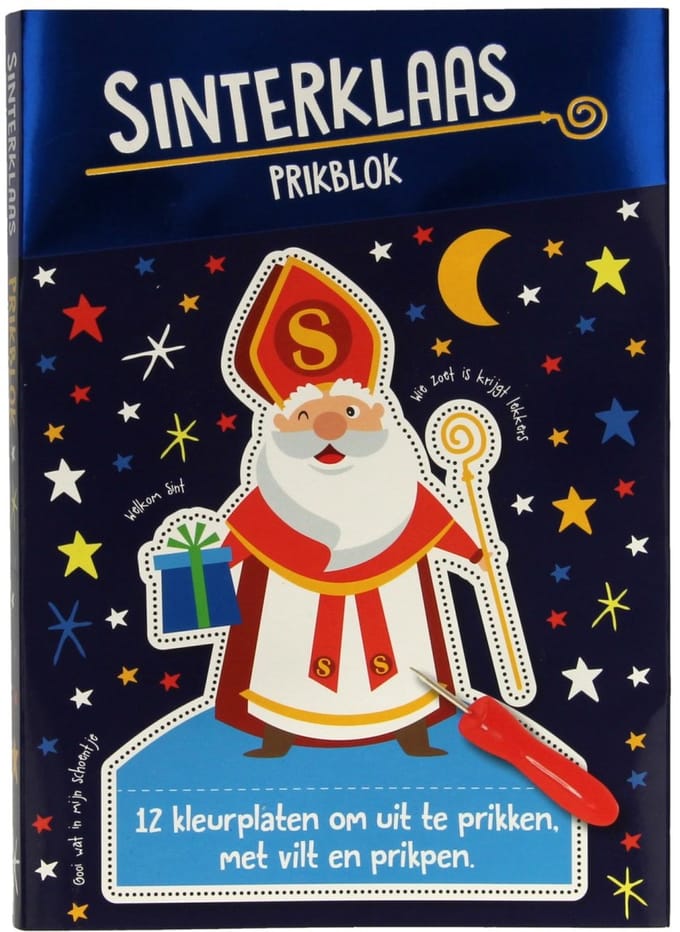 CW-Sinterklaas prikblok-Multi Color