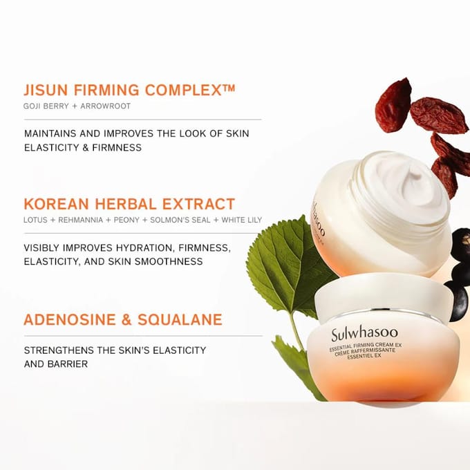 Sulwhasoo Essential Firming Cream EX, Anti-Aging Hydraterende Moisturizer 75ml*2